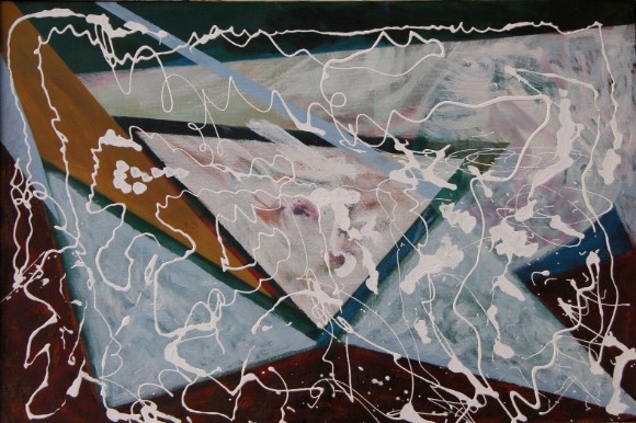 Triangle , oil on canvas , 2005, 65x45cm