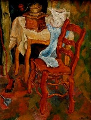 The Chair oil 1954 60x50 cm