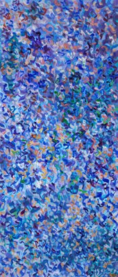 Dawn , print on canvas , 144x61 cm price with gel texture is $1960