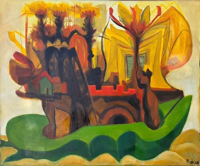 The Voyage oil 60x50 cm 1976